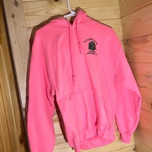 Neon pink resort sweatshirt